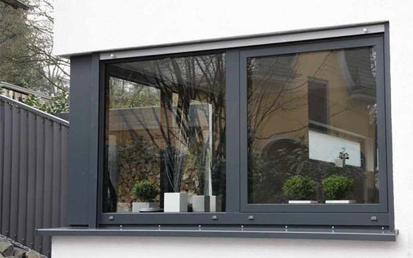 Fenster Eckeinbau Beispiel